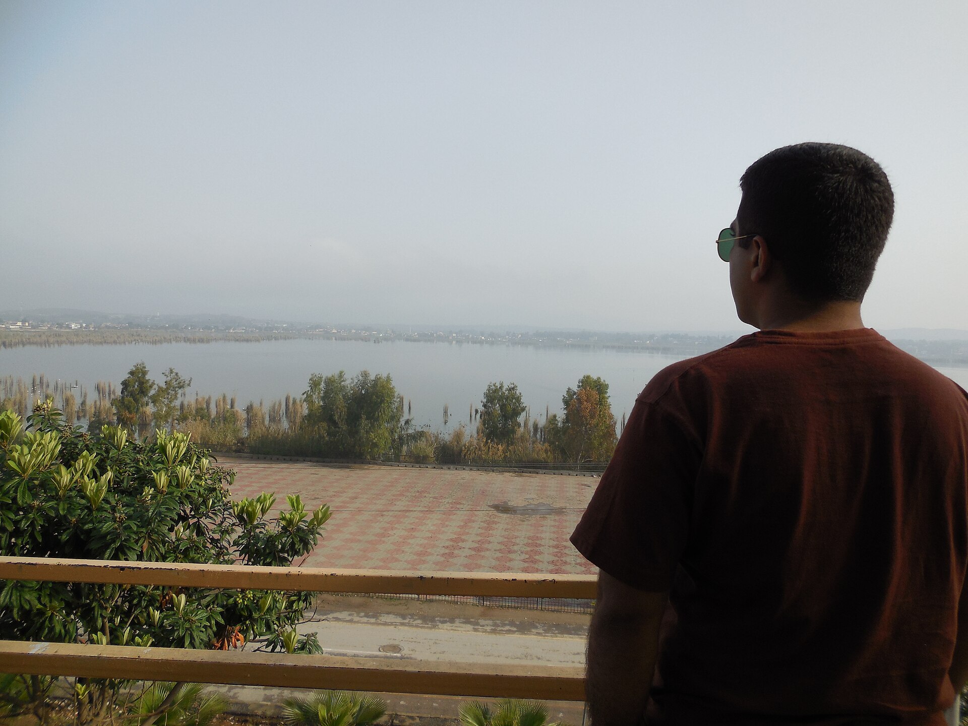 View over Kallar Kahar Lake